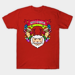 Santa Claus decorated T-Shirt